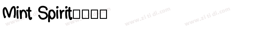Mint Spirit字体转换